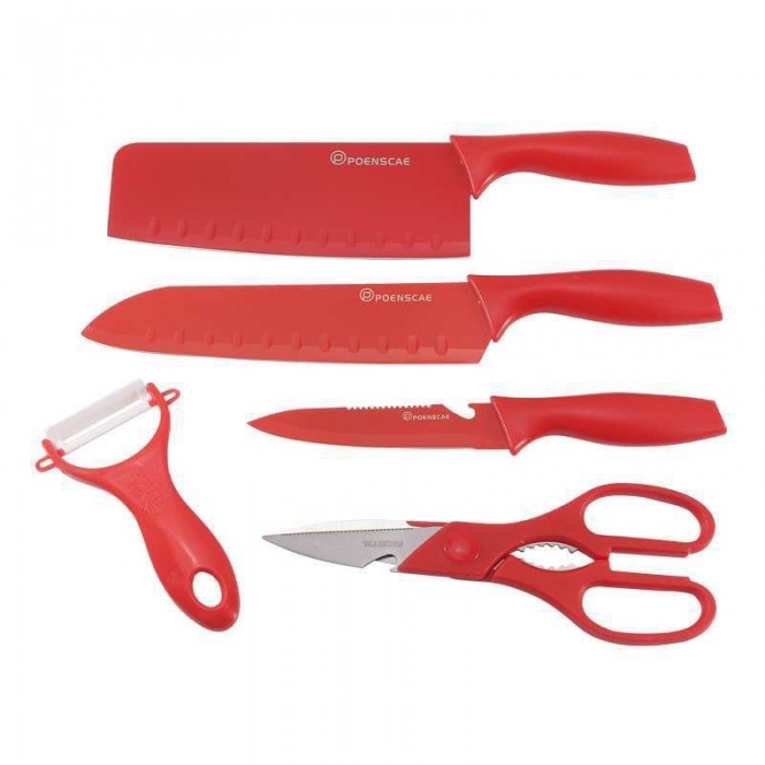 7 in 1 Kitchen Knife Set Pisau Viral 7 Pcs 1196