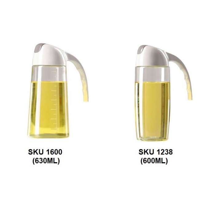 Cooking Oil Vineger Seasoning Sauce Glass Dispenser Bottle 630ML 1600/1238 Oil Bottle Dispense