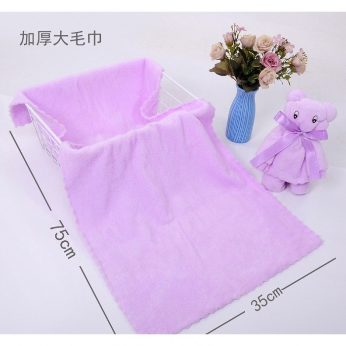 High Absorbent Coral Velvet Bear FaceTowel Wedding Gift Kindergarden School Kids Prizes Event