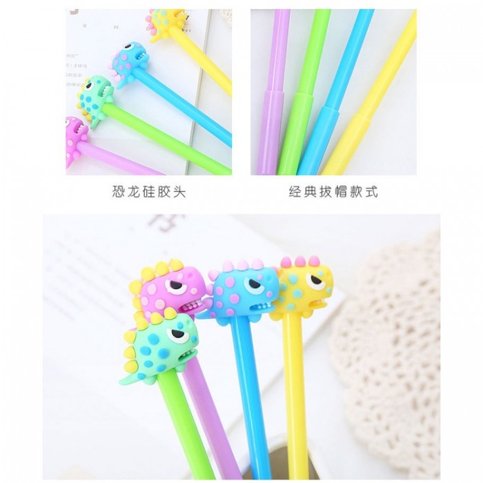 Cute Dinosaur Ball Point Pen School Kid Children Student Pen 4102