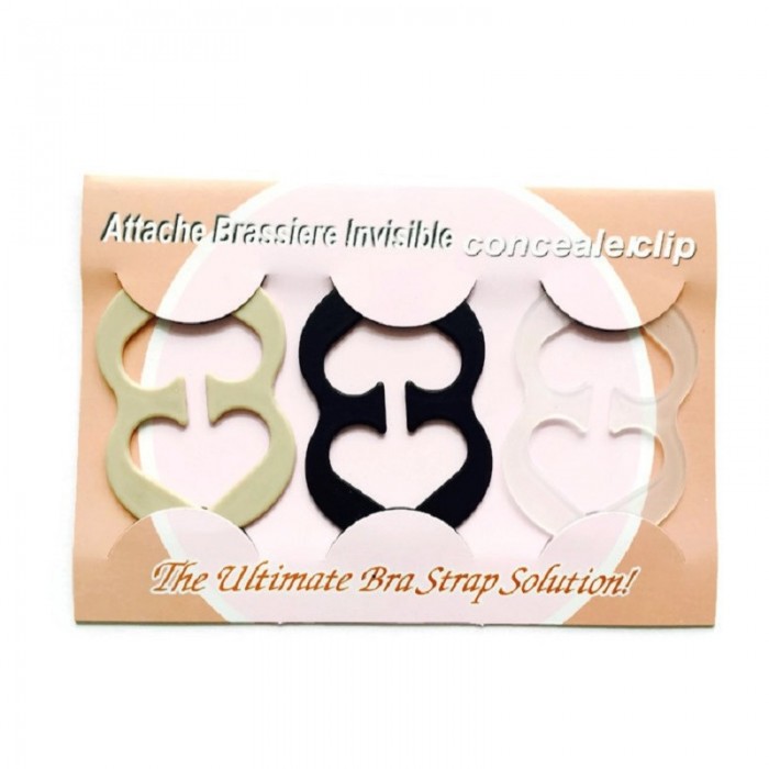 3 Pcs Set Strap Perfect Bra Concealer Clip 1335-SP