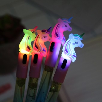 Unicorn Light Pen Kid Children Student Office Gift Prize 4085