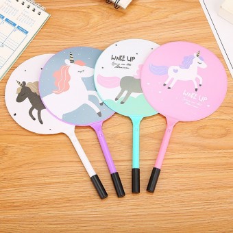 Fan Pen Unicorn Cute Free Gift Ball Pen 4050