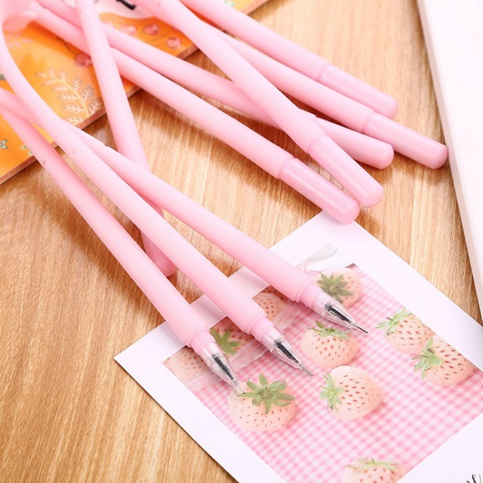 Korean Creative Cherry Blossom Flower Pen Kid Children Student Office 4087