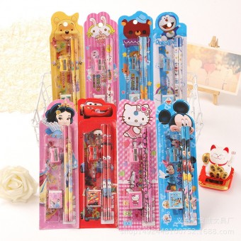 5 IN 1 Stationery Set Kids Kindergarden Children Student Free Gift Prize 4053 Set Alat Tulis K