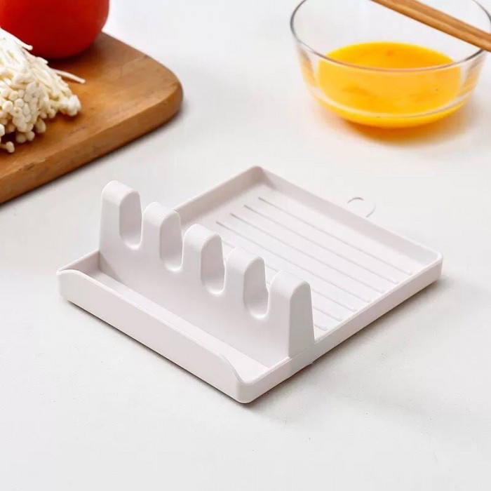 Pot Lid Stand Kitchen Utensil Scoop Rack 1181