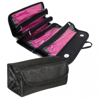 Roll-N-Go Cosmetic Bag Travel Makeup Skin Care Toiletries Pouch Bag Organizer 1324-ROL