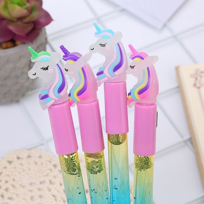 Unicorn Light Pen Kid Children Student Office Gift Prize 4085