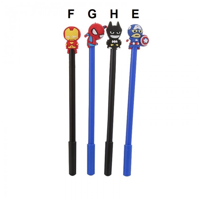 Cute Hero Carton Ball Point Pen School Kid Children Student Pen 4098