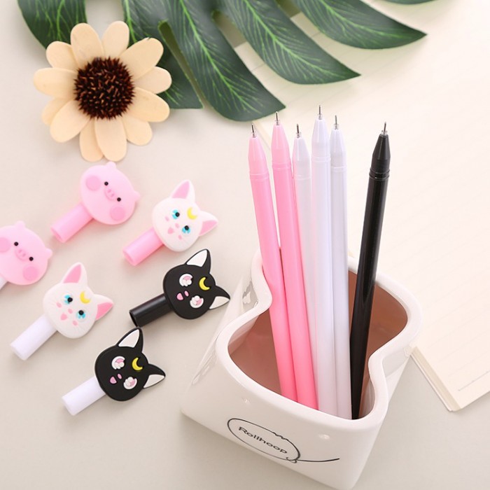 Cute CAT Ball Point Pen School Kid Children Student Pen 4100