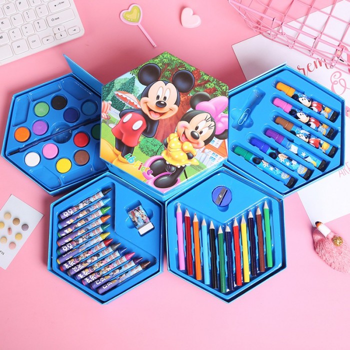 46 IN 1 Kids Coloring Drawing Set Stationery Gift Birthday Parties 4060