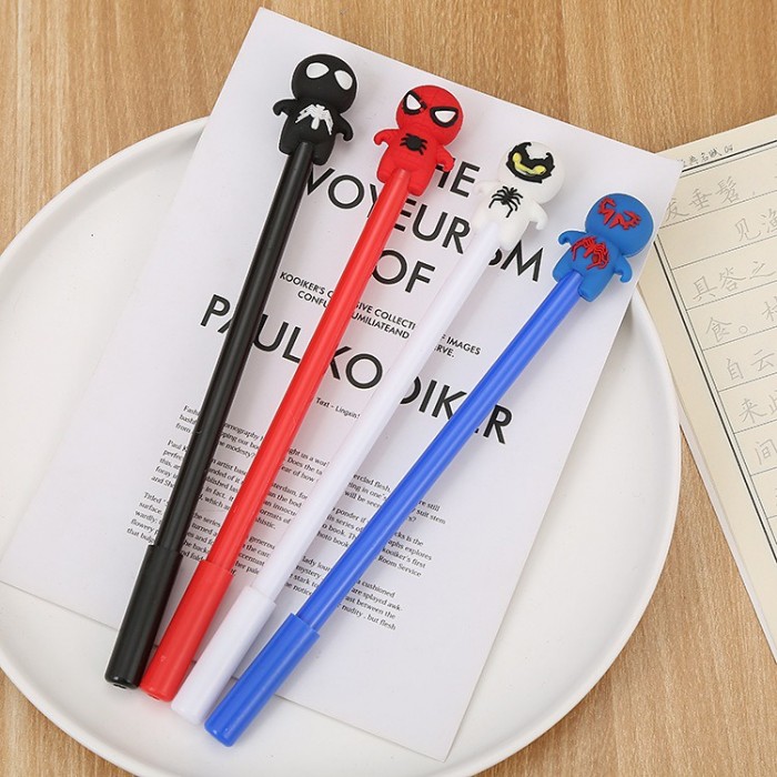 Cute Carton Spiderman Ball Point Pen School Kid Children Student Pen 4096