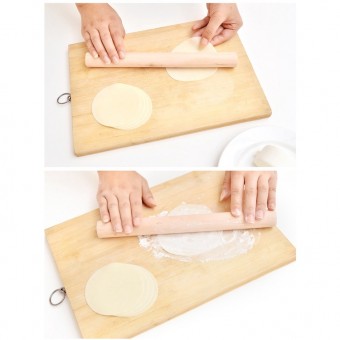 Wooden Dough Rolling Pin Pastry Dumpling Baking Tools 1385 Kayu Gelek Kuih