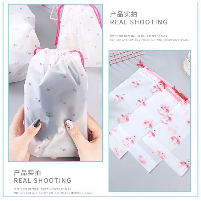 Waterproof Travel Makeup Toiletry Drawstring Storage Bag 4001/4002/4003/4004/4005 Travel Bag D