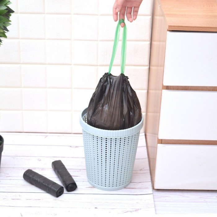 Garbage Rubbish Bag With Rope (15Pcs per Roll) 1162