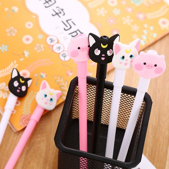 Cute CAT Ball Point Pen School Kid Children Student Pen 4100