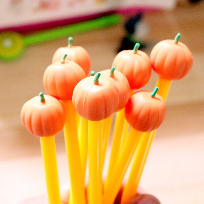 Pumpkin Carton Animal Ball Point Cute Pen Stationery Children Student Prize Gift 4119 Alat Tul