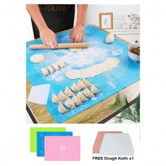 Silicone Baking Rolling Mat Kneading Dough Pad [ FREE Dough Knife ] 1197/1198
