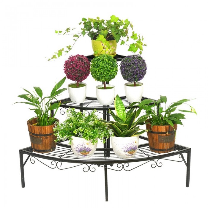 3 Tier Flower Rack Stand Pot Plant Garden Balcony Triangle  0141