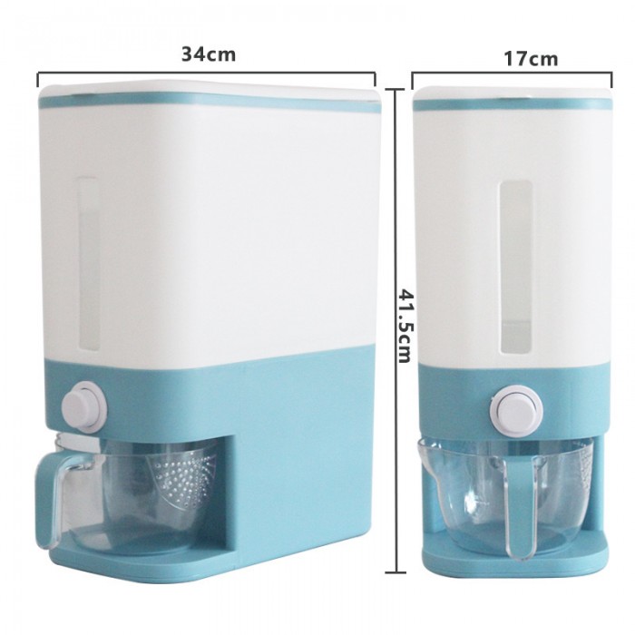 12KG Automatic Rice Dispenser with Rinsing Cup 0209