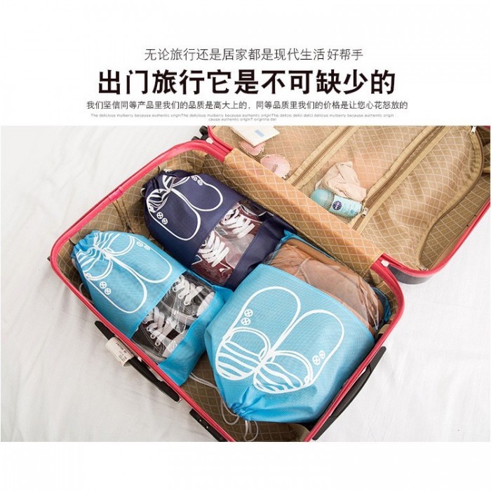 Large Portable Travel Shoe Organiser Storage Bag (32x44cm) 3108 Travel Shoes Bag Shoes Organiz