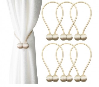 1 PC Magnetic Curtain Tie back, Buckle, Straps, Decorative (Ear Phone Style) - 1074