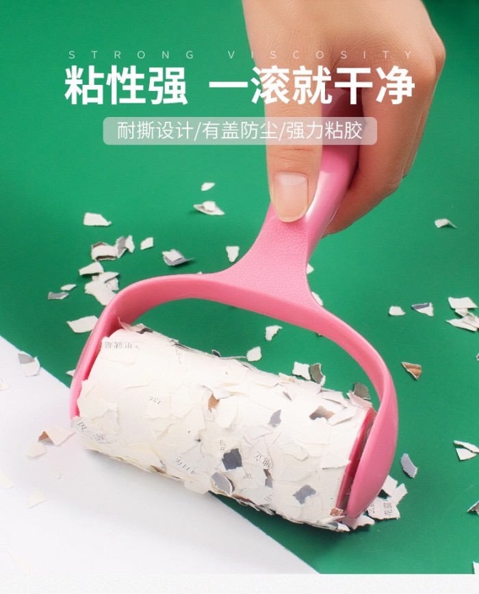 Strong Sticky Lint Roller & Tear Type + 2xRefill 1118 Cloth Roller Roller Cleaner Roller Lint