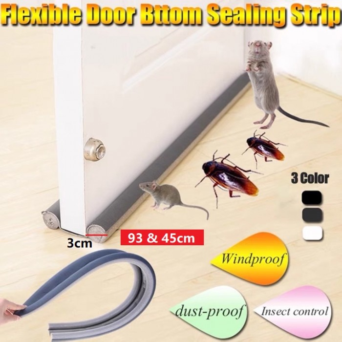 3cmTwin Door Draft Stopper Reduce Noise Insects Sound Proof 1293 Door Stopper Door Noise Redu