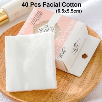 40Pcs Facial Cotton Pad Makeup Cleansing Cotton Thin Pad Non Woven Cotton 1287