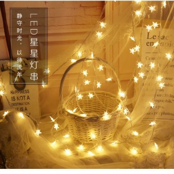 3M / 20 LED Star Deco Light Wedding Raya X’mas 1173