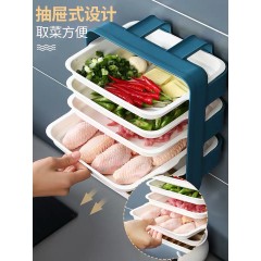 6 Tier Kitchen Dish Steamboat Tray Wall Mounted Storage Rack 1233