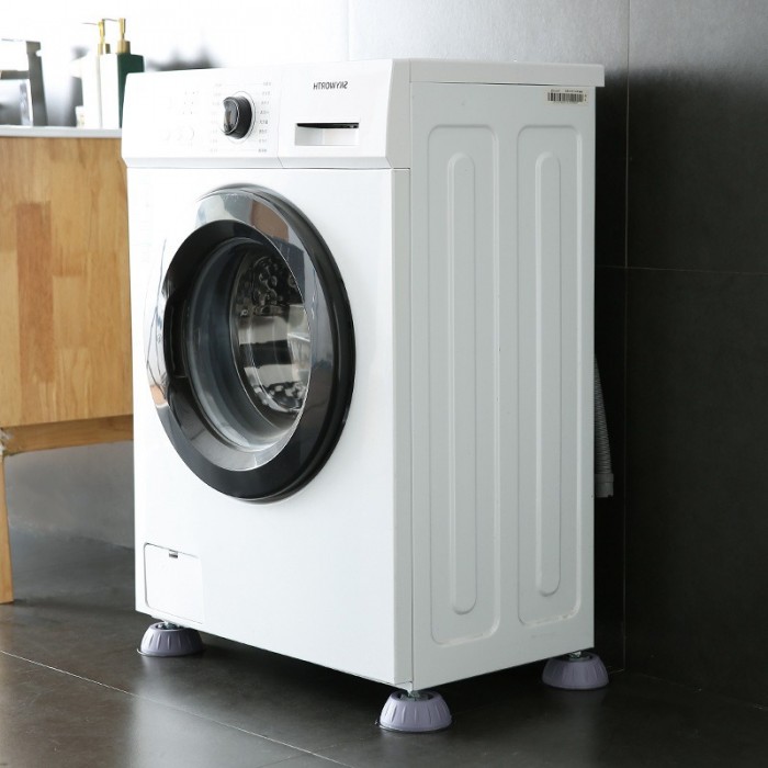 4PCS Washing Machine Stand Base Mat Pad Anti-slip Anti Vibration Anti Noise1391 Pelapik Mesin