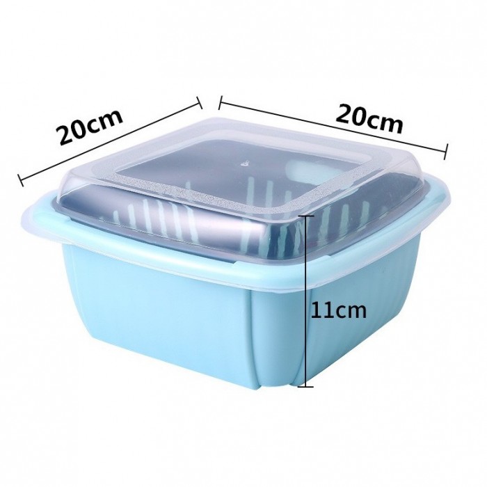 Multi Function Kitchen Rinsing Bowl With Cover 1221