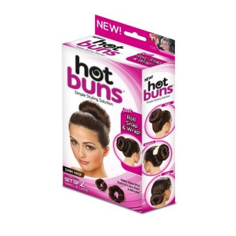 2 Pcs Donut Hair Buns Hair Styling Hot Bun Sanggul Rambut  1300