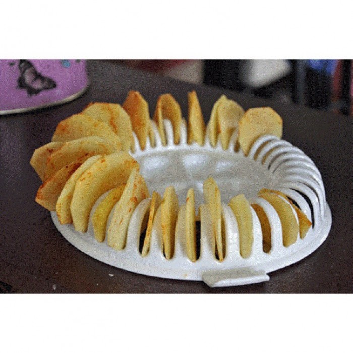 DIY Oil Free Microwave Potato Chips Maker 1307
