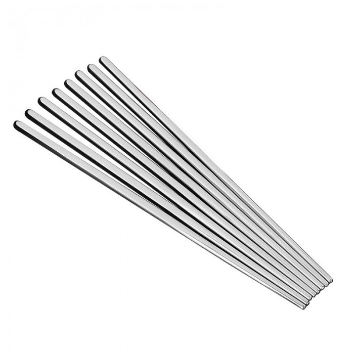 1 Pair Stainless Steel Chop Stick (23.5cm) 1201