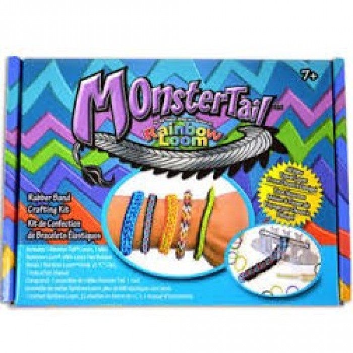 Rainbow Loom Monster Tail Rubber Band Kids Hobbies Craftwork 1332-RM