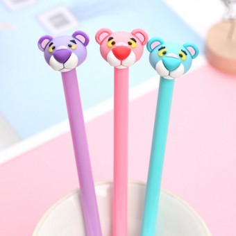 Tiger Carton Animal Ball Point Cute Pen Stationery Children Student Prize Gift 4107 Alat Tulis