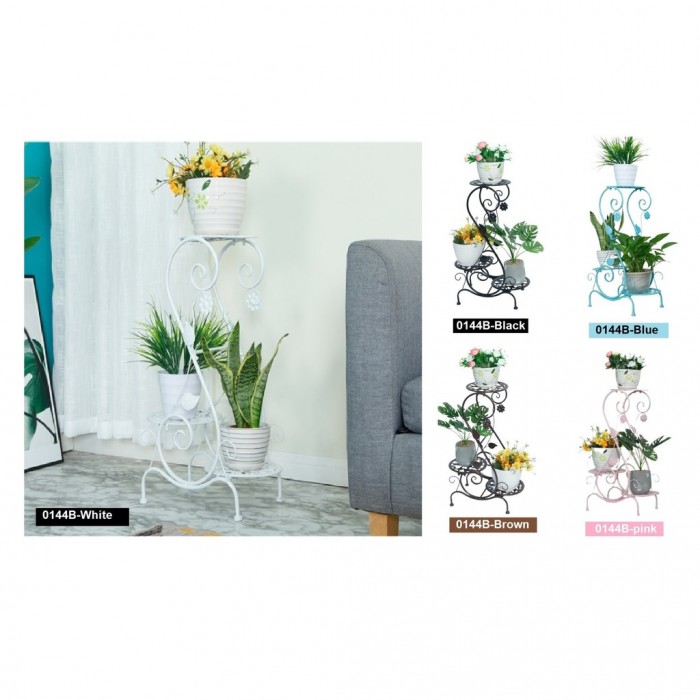 3 Tier Flower Rack Pot Plant Stand S Style 0144