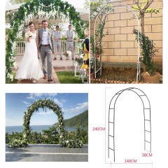 Iron Flower Arch Gerbang Besi Perkahwinan Wedding Arch Party Bridal Garden Decoration 0185