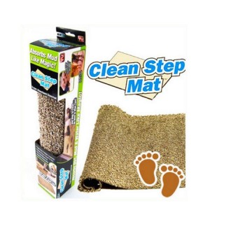 Anti Slip and Super Absorbent Clean Step Mat - Beige 1308