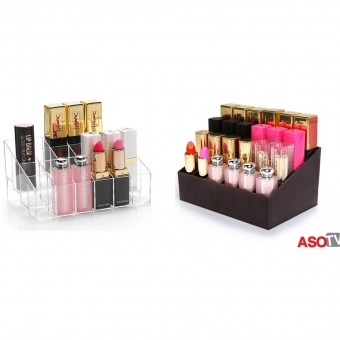 24 Trapezoid Makeup Lipstick Holder Cosmetic Box 1024