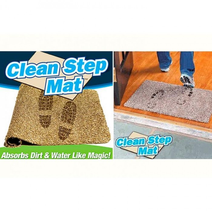 Anti Slip and Super Absorbent Clean Step Mat - Beige 1308