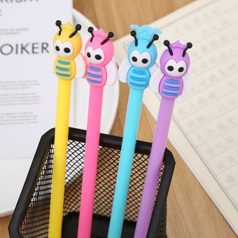 Bee Carton Animal Ball Point Cute Pen Stationery Children Student Prize Gift 4106 Alat Tulis P