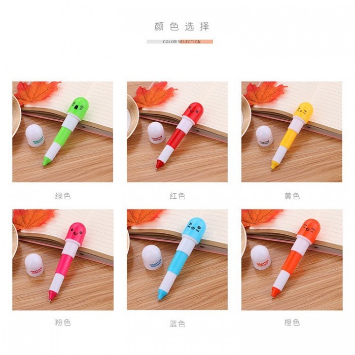 Capsule Ball Pen Stationery Cute Free Gift 4062