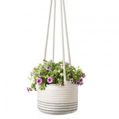 Rope Flower Pot Hanging Basket Balcony 1299 Bakul Bunga Pasu