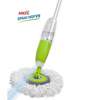 Spray Mop with 2 Micro-Fiber Mop Head V92 1318