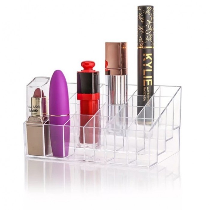24 Trapezoid Makeup Lipstick Holder Cosmetic Box 1024